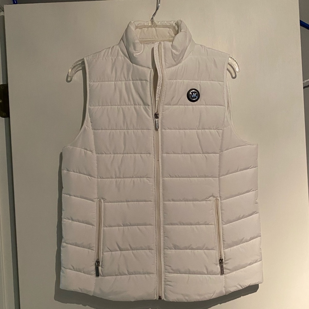 White michael Kors vest